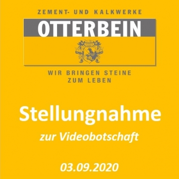 03.09.2020: Stellungnahme