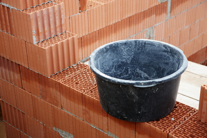 Mauerm&ouml;rtel von Otterbein f&uuml;r Ziegelsteine, Ziegelmauerwerk