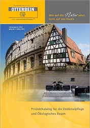 Produktkatalog Denk&shy;mal&shy;pfege & Öko&shy;lo&shy;gischer Haus&shy;bau - deutsch -